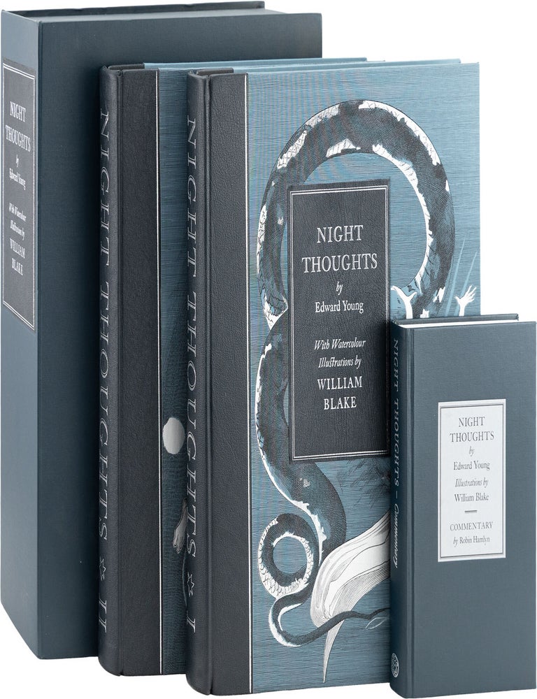 Item #90196] Night Thoughts by Edward Young, with Watercolour Illustrations by William Blake....