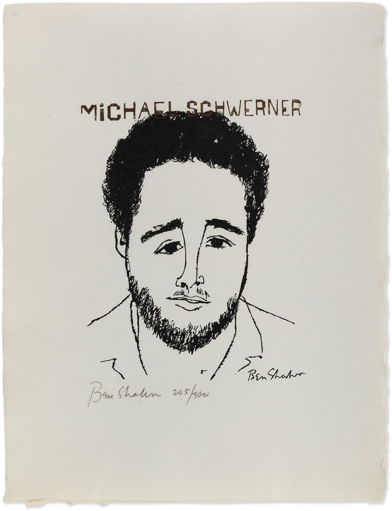 Michael Schwerner. CIVIL RIGHTS MOVEMENT, Ben SHAHN.