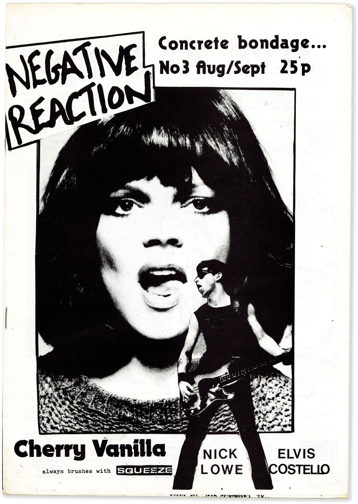 [Item #90392] Negative Reaction - No.3 (August/September, 1977). PUNK, Jon ROMNEY, Chris Green, Chas Diamond, Nick Wall, contributors.