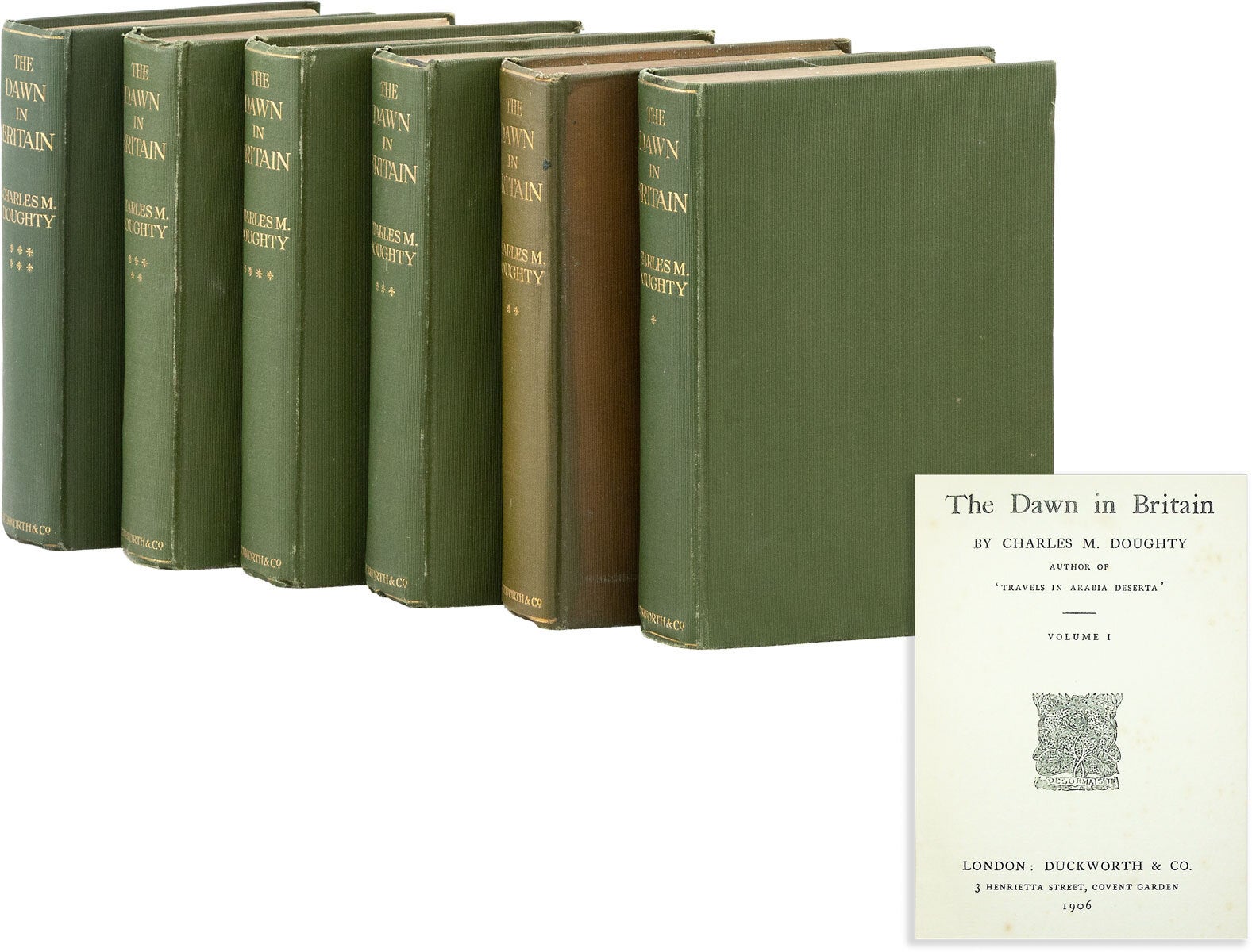 [Item #90399] The Dawn in Britain (6 vols). Charles DOUGHTY, ontagu.