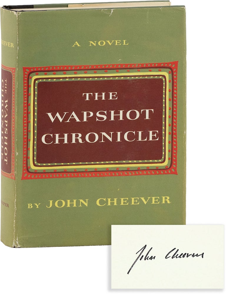 Item #90420] The Wapshot Chronicle [Signed]. John CHEEVER