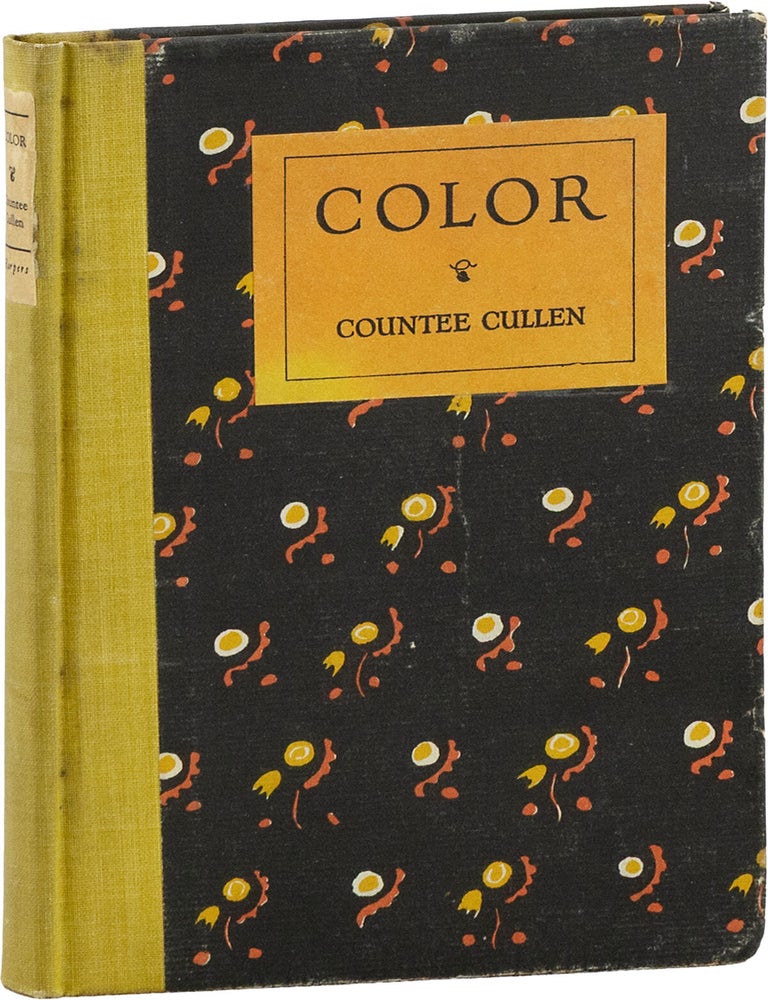 Item #90426] Color. Countee CULLEN